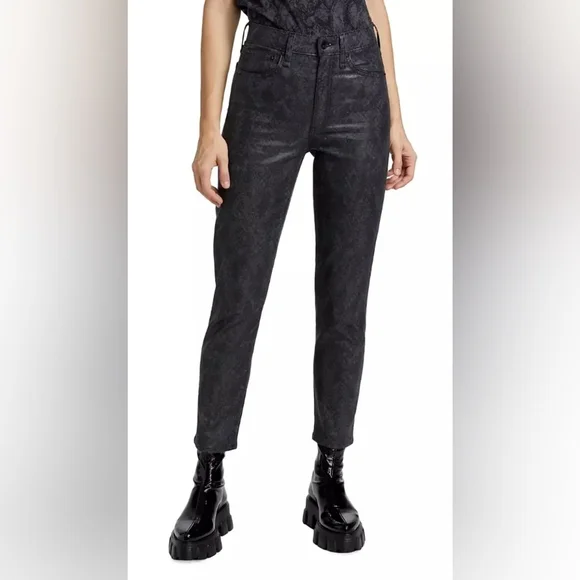 Rag & Bone Nina High Rise Ankle Cigarette Jeans Size 26 - Picture 6 of 16